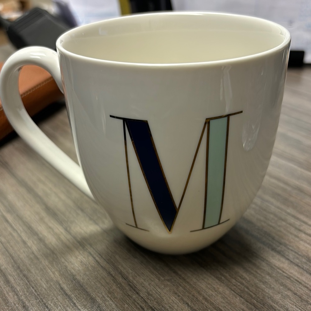 Kate Spade Lenox M mug